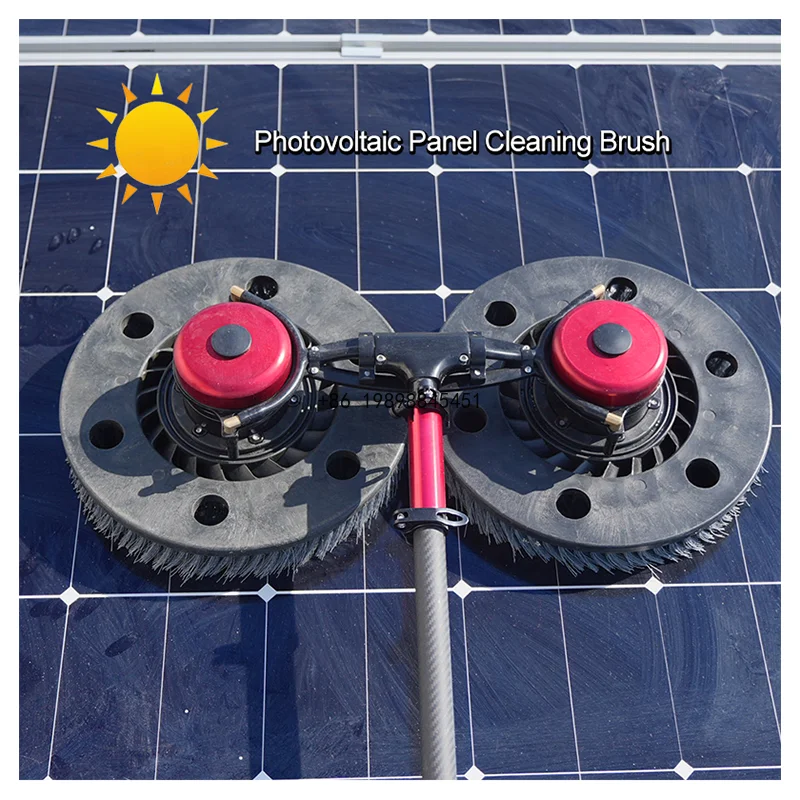 Washing Kit Clean Fed Pole Equipment System Washer Cleaner Rails Automatic Systems Roof Solar Panel Cleaning Brush