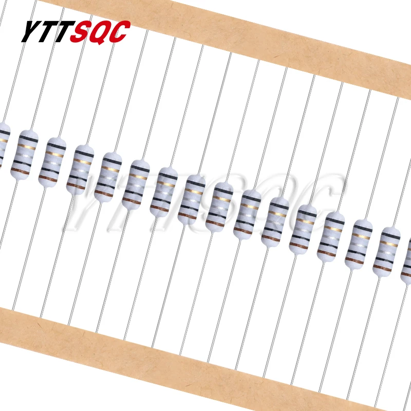 20pcs 1/2W 5% 0.5W Wire Wound Resistor Fuse Winding Resistance 0.1R 0.1 0.15 0.22 0.33 0.5 1 2.2 4.7 6.8 10 22 47 68 100 220 ohm