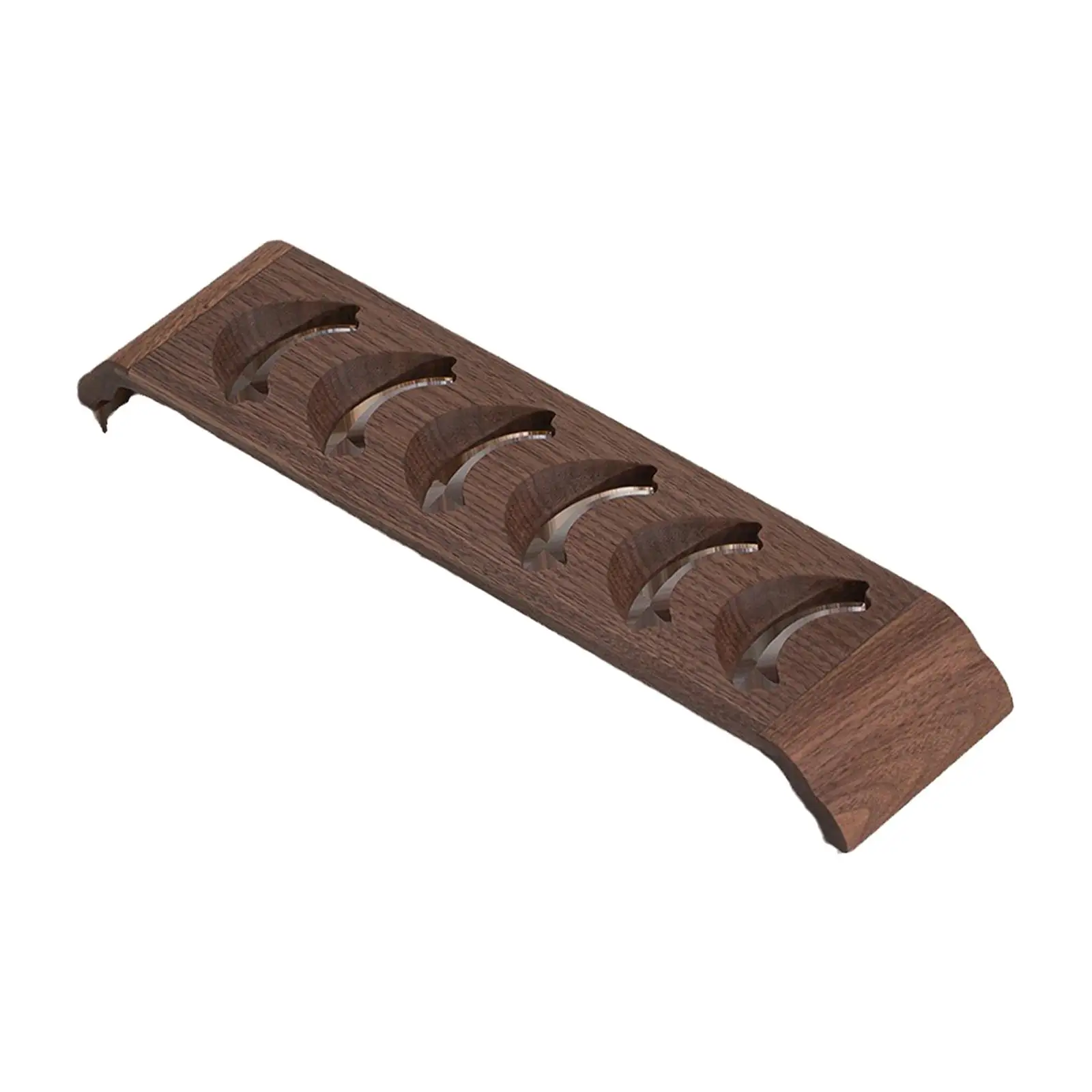 Portable Wooden Cup Holder Storage Rack Tea Cup Display Stand for Tea House Office Coffee Table Organizer