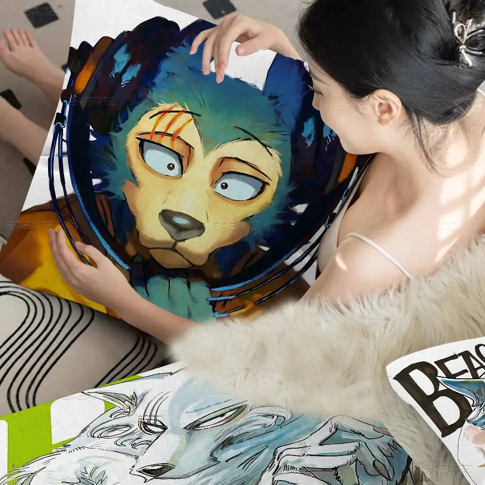

Animal Anime Cartoon B-Beastars Personalized Picture Text Home Decorative Pillows Household Gifts 45x45cm