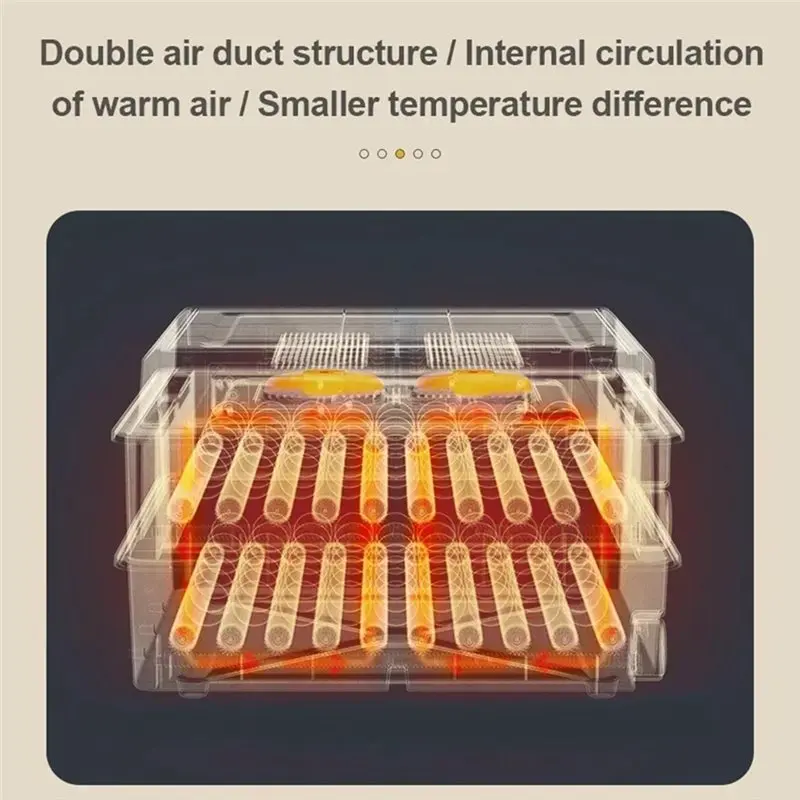 ALIM-Smart Alarm 9-Egg Automatic Incubator Featuring Auto Turning, Temp Control, Water Supply, Dual Duct Warm Air Circulation EU