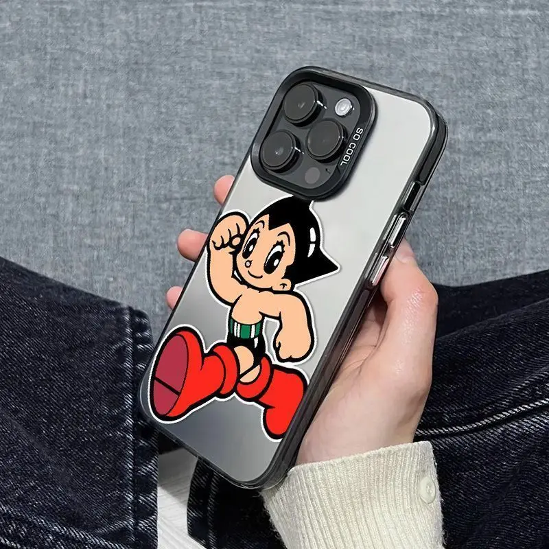 Luxury Cool A-Astro B-Boy Run Phone Case For iPhone 16 15 14 13 12 11 Pro Max 7 8 Plus XR XS Max Shockproof Silicone Matte Cover
