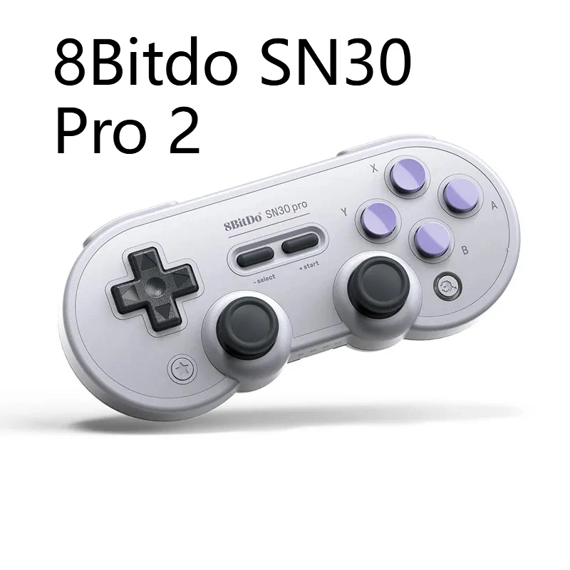 Manette de jeu Bluetooth 8Bitdo SN30 Pro/Pro 2 pour Nintendo, contrôleur de jeu sans fil pour Windows Android macOS Switch 2 Steam PC