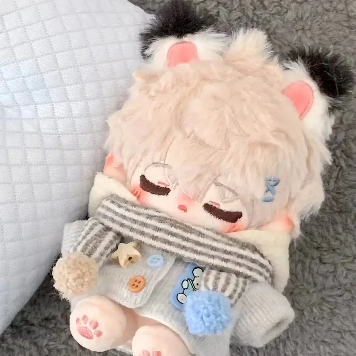 

2025 NEW Stuffed 20cm Anime Love and Deepspace Xavier Cute Game Cosplay Cartoon Dress Up Toy Figures Dolls Plush Doll Body Gifts