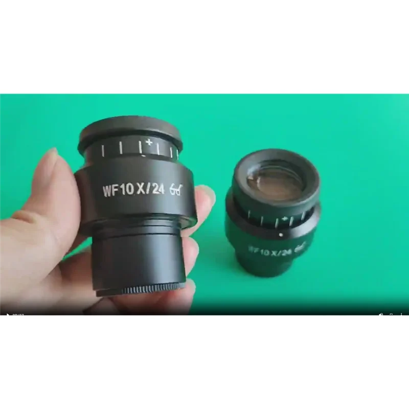 

Wide Field WF10X/24MM Eyepiece 2Pcs Microscope Lens Binocular Stereo Accessories