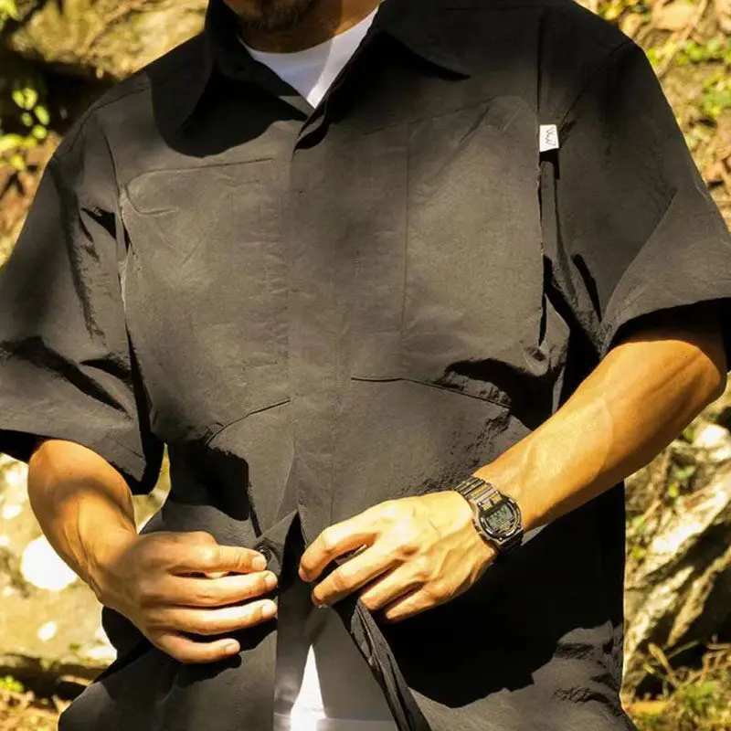 

COMFY Japanese outdoor functional pocket waterproof T-shirt breathable comfortable short sleeve CMF