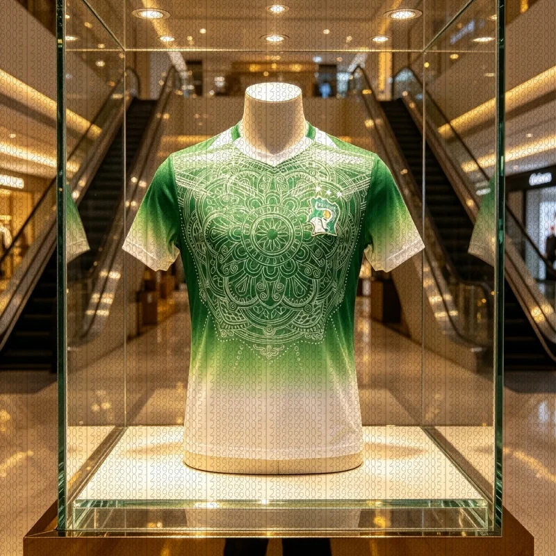 2026 Men Ivory Coast Soccer Jersey Pattern Elephant Crest Football Shirt Fan Jersey Game Day Streetwear Family Parent-child Top