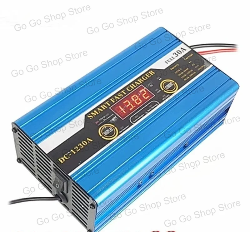 Smart Belt Display 12V30A Car Electric Vehicle, Battery Charger