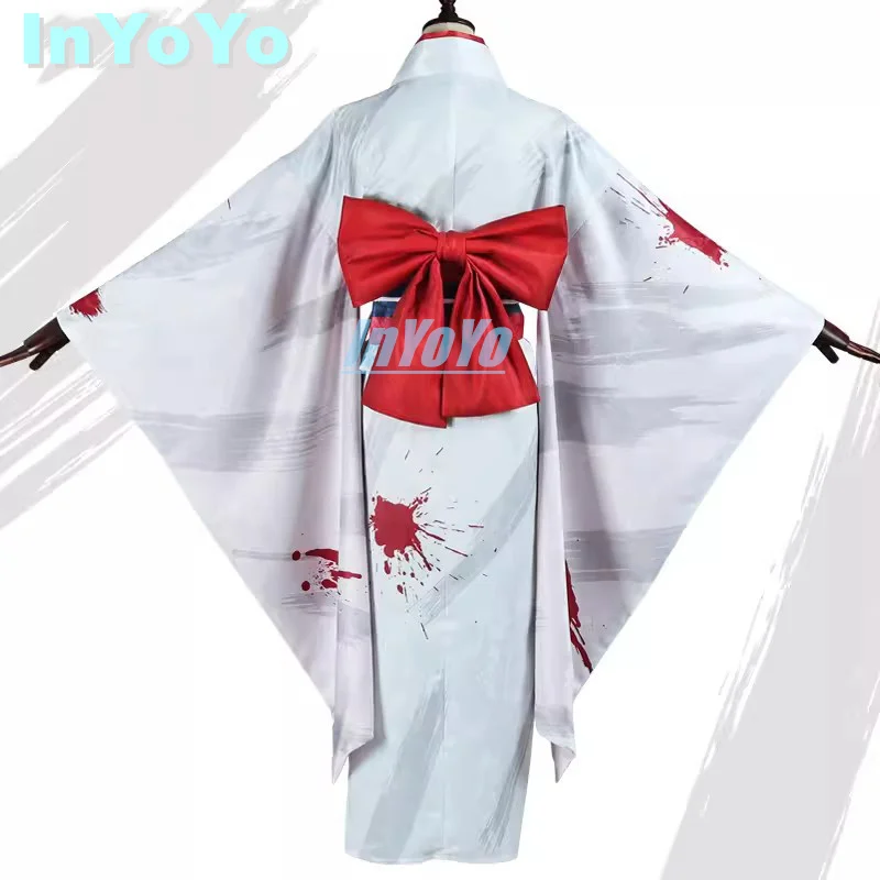 InYoYo Acheron Cosplay Costume Honkai: Star Rail Cos PV Kimono Game Suit Bathrobe Uniform Dress Haori Halloween Party Outfit Wom