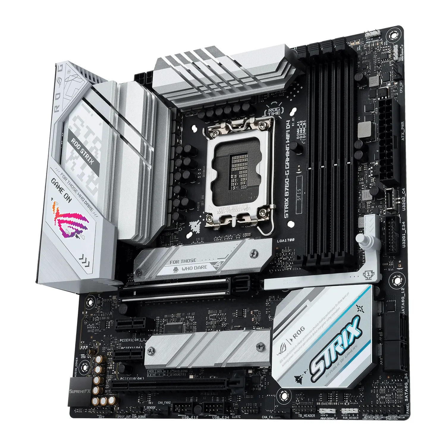 Imagem -04 - Asus-rog Strix B760-g Placa-mãe Gaming Wifi Ddr4 M-atx Novo