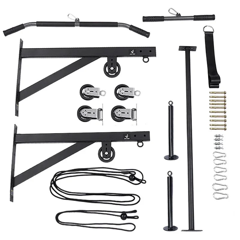 Polea de cable DIY montada en pared para bíceps y tríceps - imagen 2