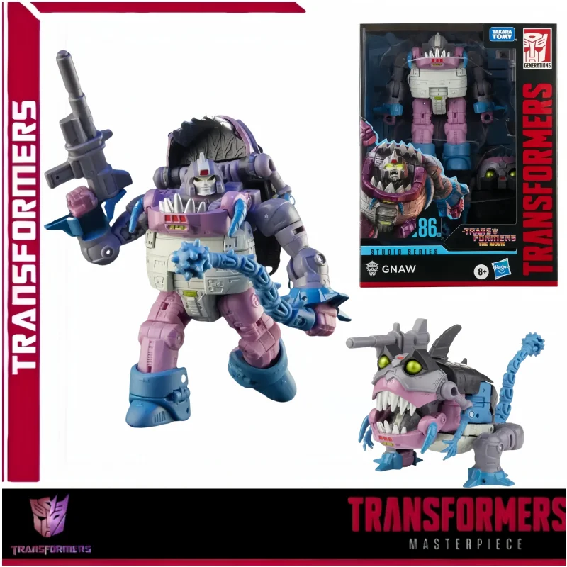 In Stock Takara Tomy Transformers Toys Studio Series SS86-08 Deluxe Class Gnaw Action Figures Collectible Gifts Classic Hobbies