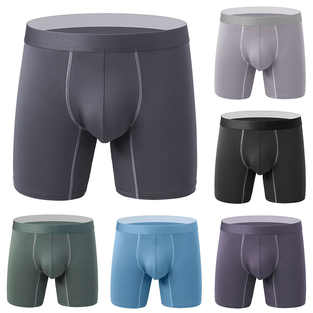 ملابس داخلية طويلة للرجال قابلة للتنفس، ملابس داخلية مريحة مناسبة لكل موسم، موفرة في خيارات ألوان مختلفة #6
