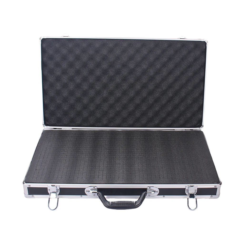 Tool Box Aluminium Equipment Case Protable Toolbox for Mechanic Large Capacity Suitcase Hard Case 58x32x8.5cm Rectangular toolbo