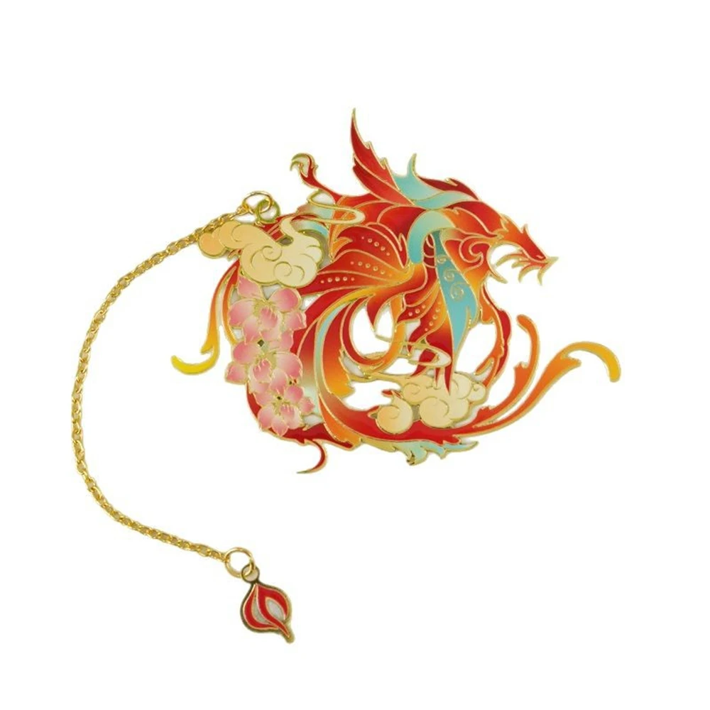 

Креативная текстурированная закладка в китайском стиле, ажурная металлическая закладка с гравировкой для книг, библиотеки, школы