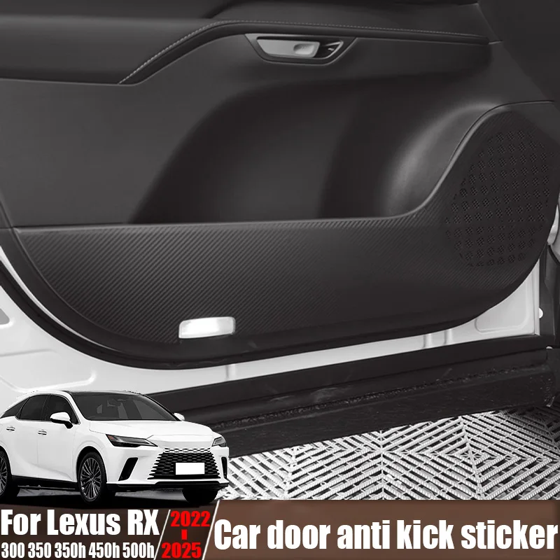 

Car door anti kick stickers car interior decoration products easy to clean For Lexus RX 300 350 350h 450h 500h 2022-2025