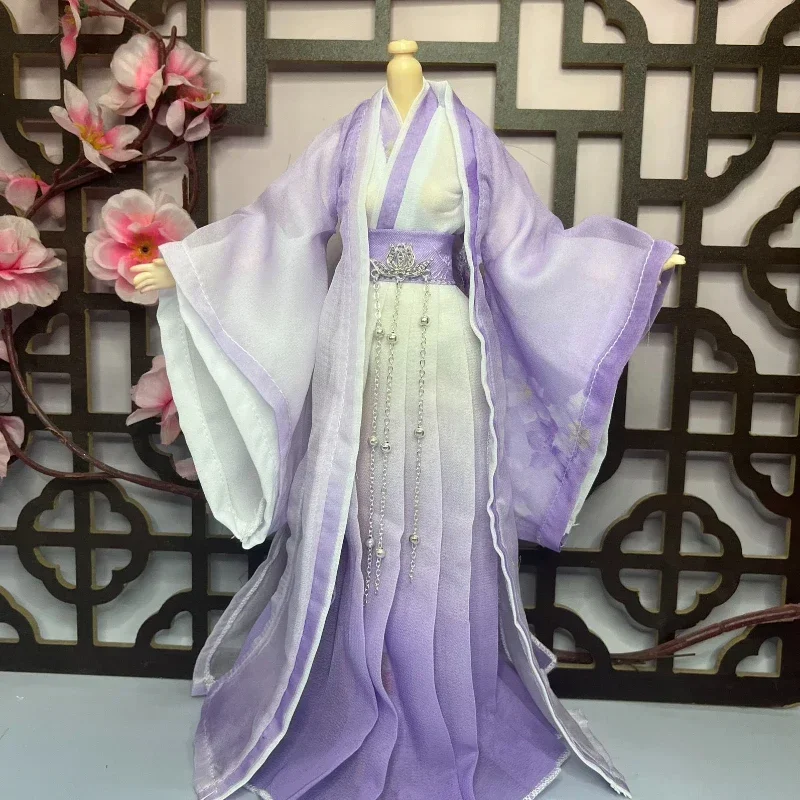 (Customized) 1/6 Doll\'s Clothes for 30cm 12 Inches Female Bjd Doll Diy Girl Toys Hanfu Ancient Dress Doll Accessories, No Doll