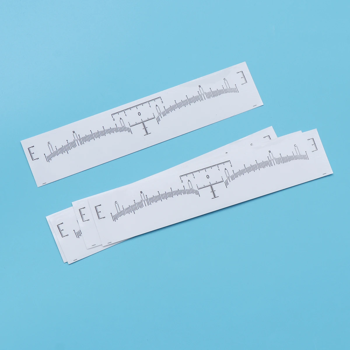 

120 шт., легкая наклейка-линейка для бровей, мини-штангенциркуль для ювелирных изделий, измерительная линейка для бровей, наклейка
