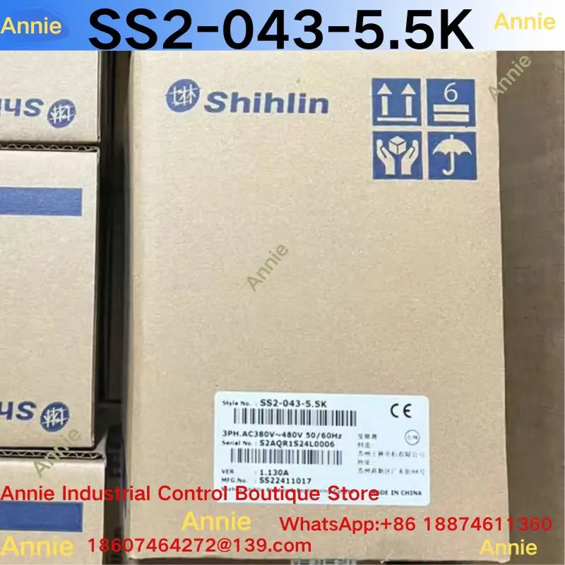 SS2-043-5.5K Three-phase 380V Vector Frequency Converter 5.5KW Universal Speed Regulator