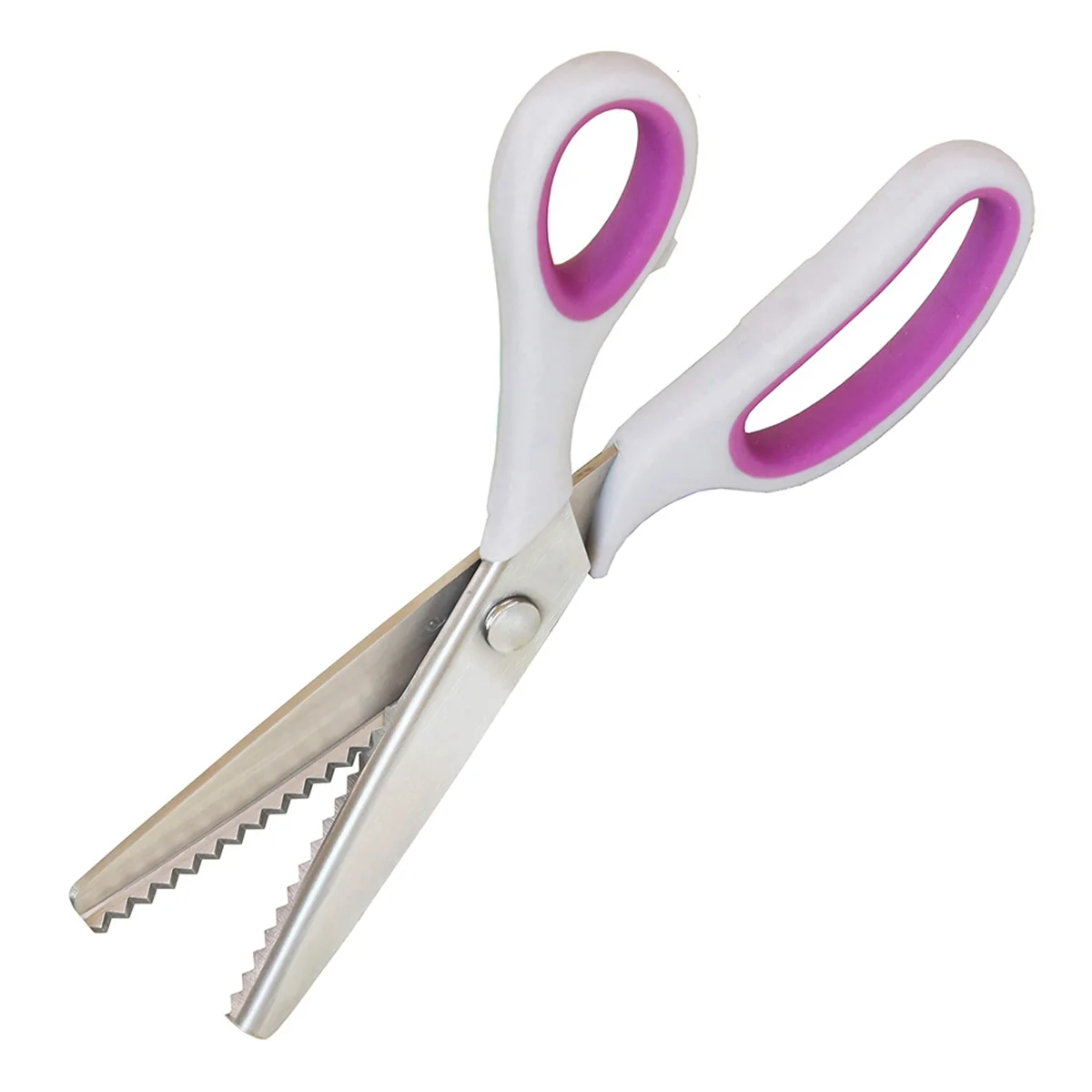 Fabric Serrated Scissors Soft Grip Handle Serrated Scissors Triangular Serrated Scissors Suitable for Fabric