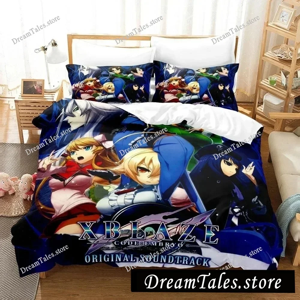 XBLAZE Lost Memories Bedding Set Single Twin Full Queen King Size Bed Set Adult Kid Bedroom Duvet Cover Sets 3d Anime Bed Sheet