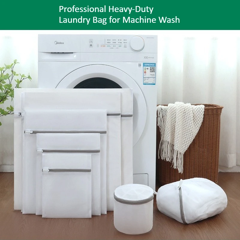 Heavy Duty Mesh Laundry Bag for Washing Machine | Garment Protector for Bras, Sweaters, Delicate Clothes