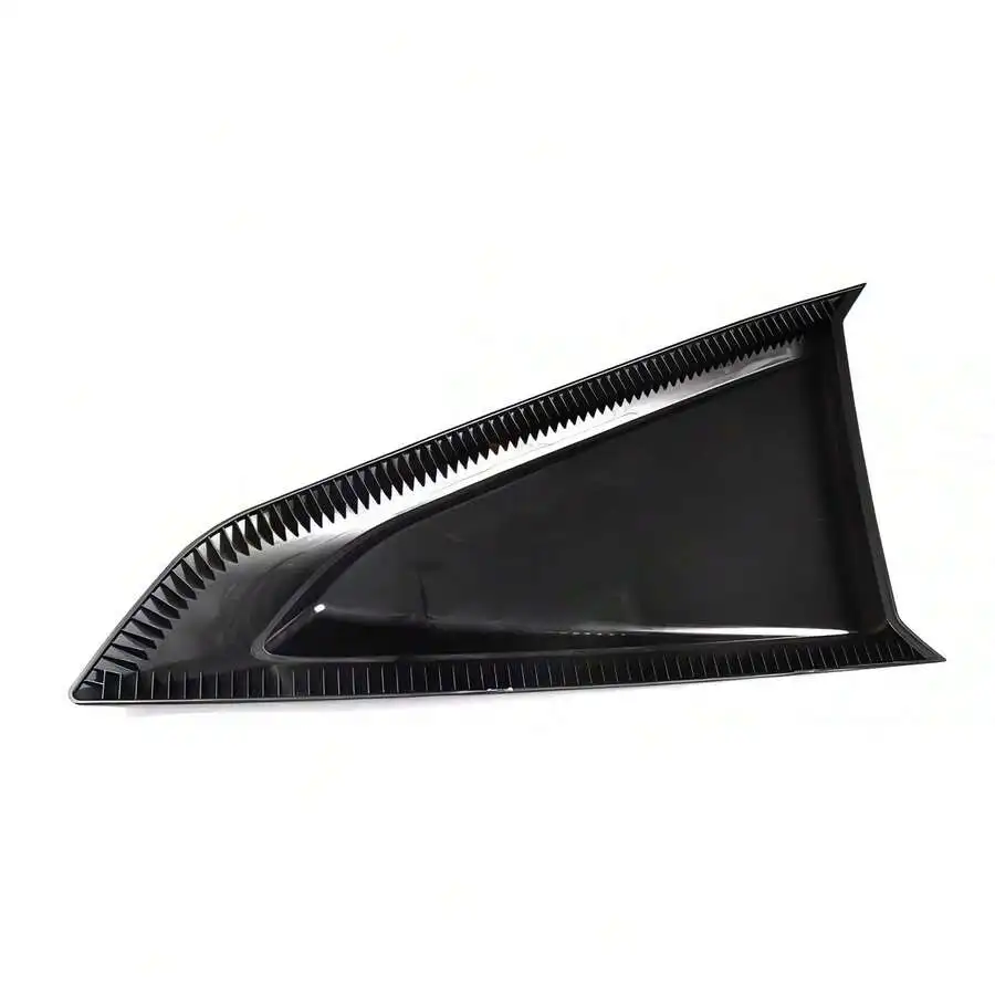 Carbon Fiber Print Side Window Louver Compatible With Ford Mustang 7th Gen S650 Coupe 2-Door V Style 2024-2026 ABS Plastic Rear