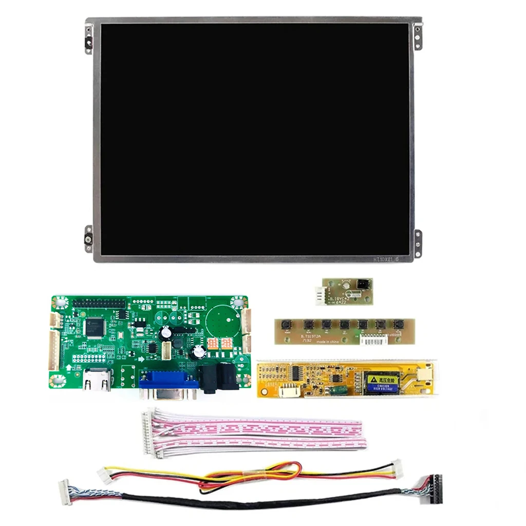 Imagem -02 - Ips Tela Lcd com Dvi e Vga Controller Board 104 1024x768 Ht10x21311 Novo