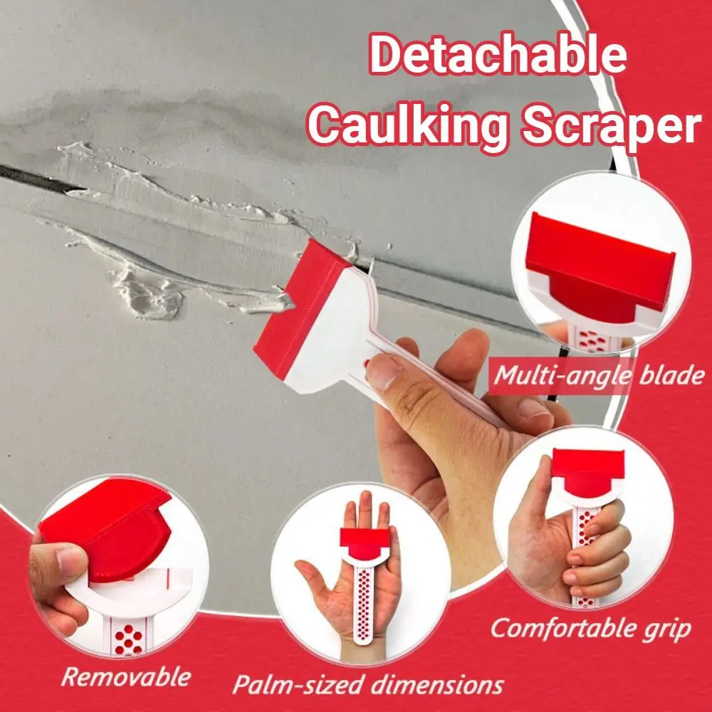 

Съемный пластиковый инструмент для уплотнения, легкий нескользящий скребок для цементной уплотнения, портативный многоразовый инструмент для отделки герметика