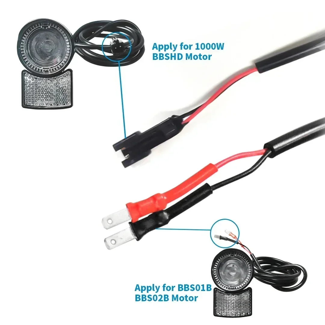 6V Wasserdichter LED-Scheinwerfer Vorderlicht für BBS01B BBS02B BBSHD Mittelmotor-Umrüstsatz – Detail 3