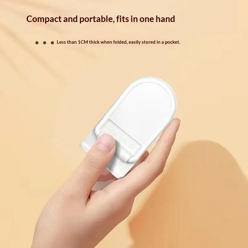 Universal Adjustable Cell Phone Stand Foldable Non-Slip Desktop Mobile Holder for Video Call Gaming Watching Content Daily Use