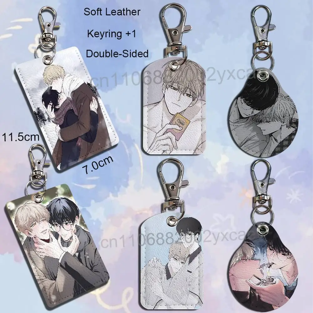 Korean webtoons yay Checkmate Card Holder Keychain Key Ring Door Lock Access Protective Case For Security Gift