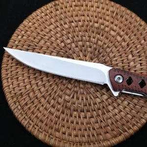 Çok fonksiyonlu cep bıçak, katlanır bıçak şam çelik gülağacı kolu bıçak kamp açık avcılık bıçaklar taktik aracı edc 8 en çok satan, zanaat bıçağı avı-no. 6