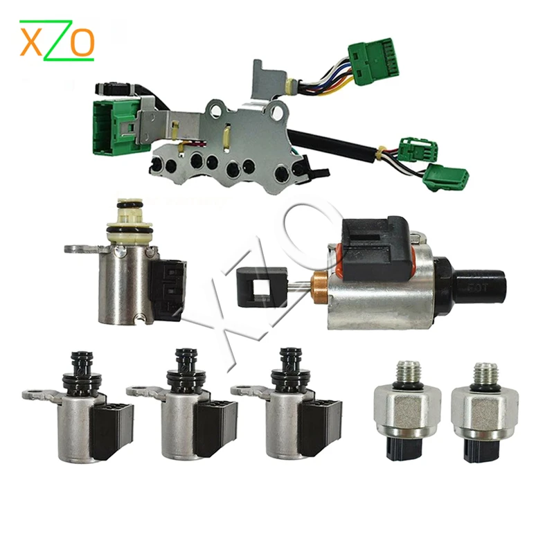 JF011E RE0F10A F1CJA CVT Transmission Solenoid Kit With Harness Pressure Sensor Stepper Motor For Nissan Altima Sentra Dodge