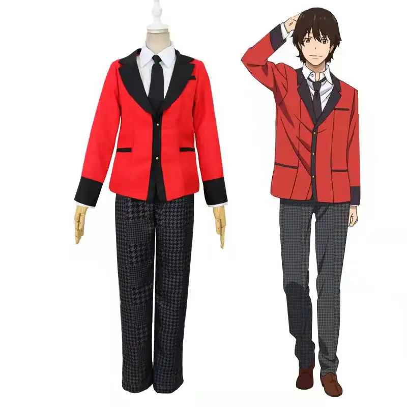 

Jabami Yumeko Cosplay Costume Kakegurui: Compulsive Gambler School Uniform Costume Helloween Christmas Anime Suit for Men