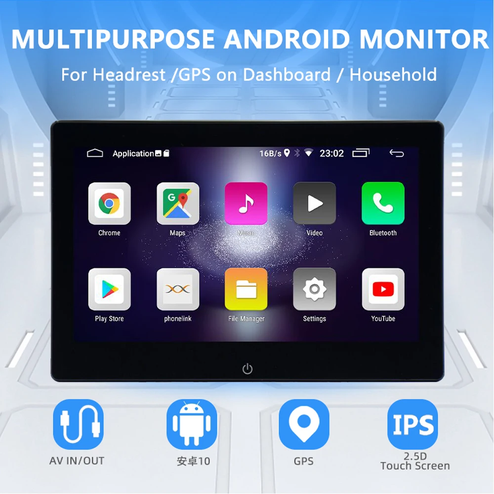 2026 Car Headrest Monitor 10.1