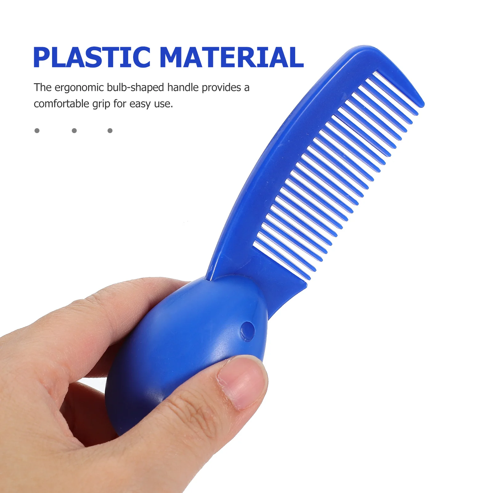 3 قطع أمشاط سجن صغيرة محمولة لفك تشابك الشعر للرجال والنساء مرافق تصحيحية آمنة وخفيفة الوزن وسهلة الاستخدام #4