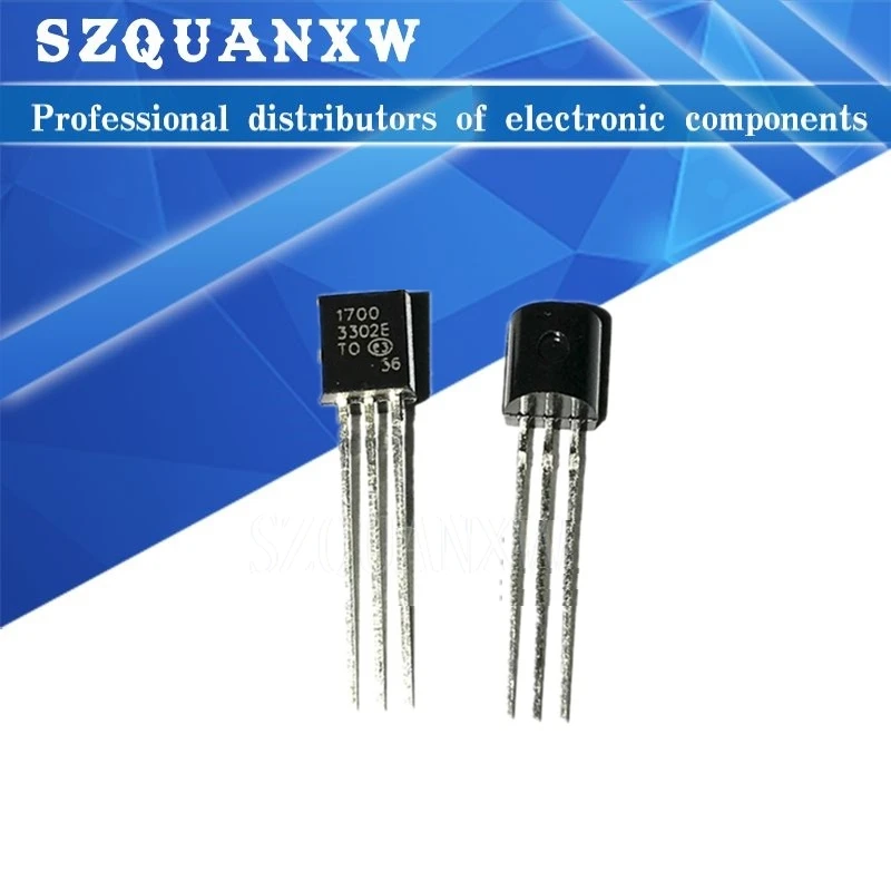 10PCS MCP1700-3302E/TO TO-92 MCP1700 1700-3302E TO92 MCP1700-3302E Fixed LDO Voltage Regulator