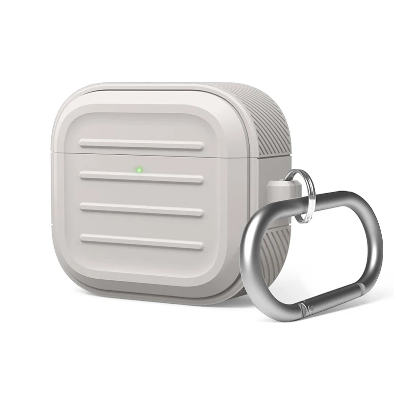 AirPods Pro Case Cover with Key Buckle Soft Silicone Protective Case for Apple AirPod Pro 2nd/1st Generation Case for Women Men
