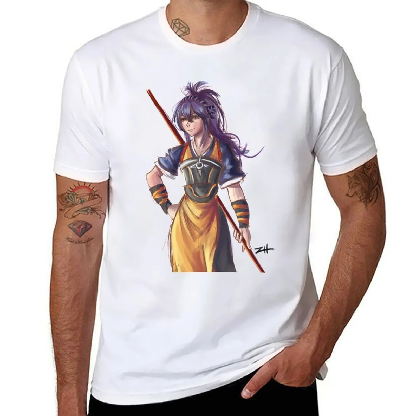 

Oboro-футболка Fire Emblem Fates, мужские футболки для мужчин, повседневные мужские футболки, футболка с рисунком