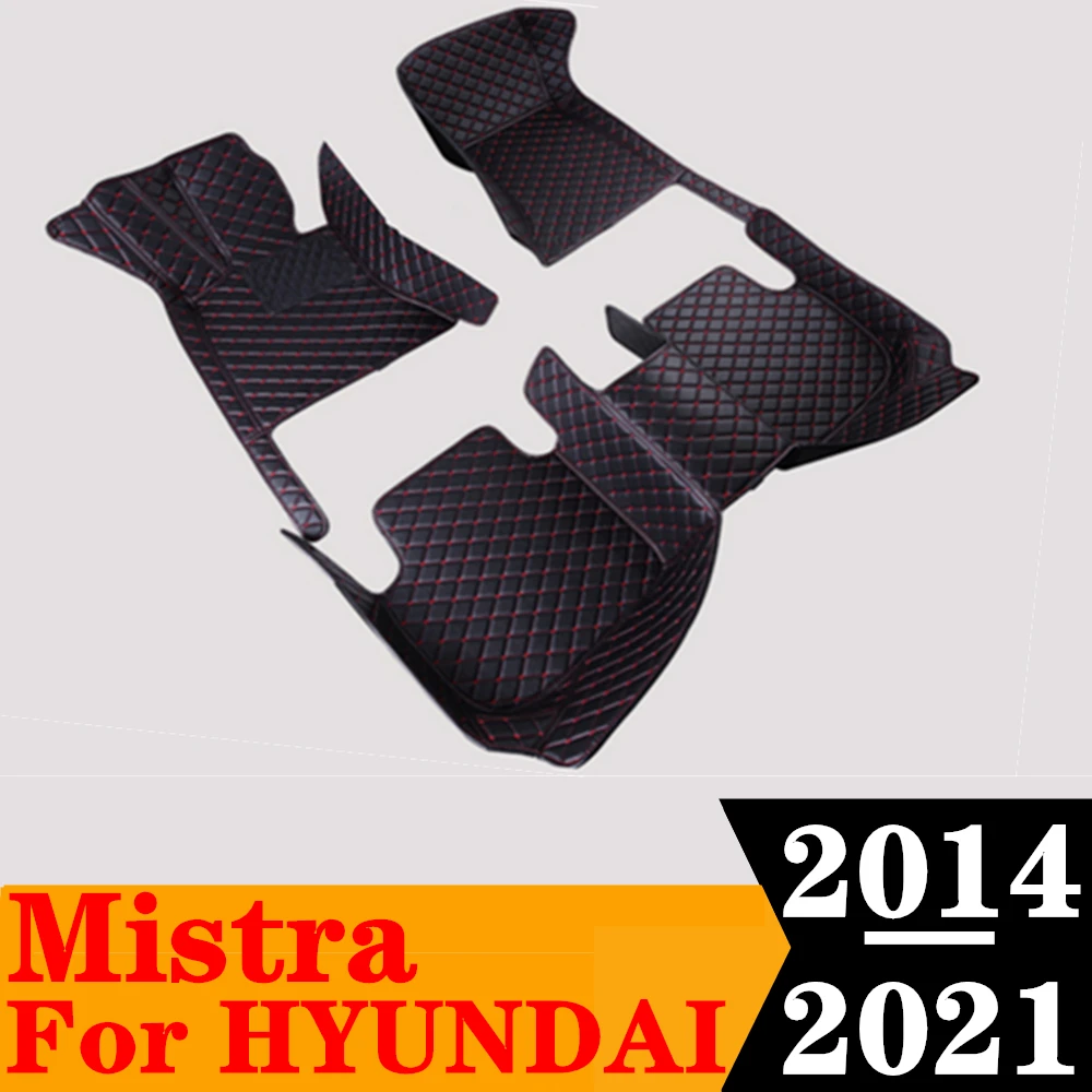 Car Floor Mats For HYUNDAI Mistra 2021 2020 2019 2018 2017 2016 2015 2014 Custom Fit FloorLiner Auto Foot Pads Carpet Cover Part