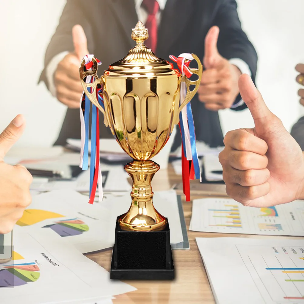 금속 금 트로피 상패 챔피언 모델 스포츠 게임 상패 학교 보상용 우승자 트로피 37/23/33cm