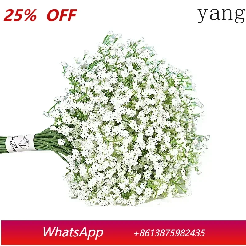 

30 PCS Artificial Babys Breath Flowers Real Touch Faux Babies Breath Gypsophila Bouquet for Wedding Floral Arrangement Decor