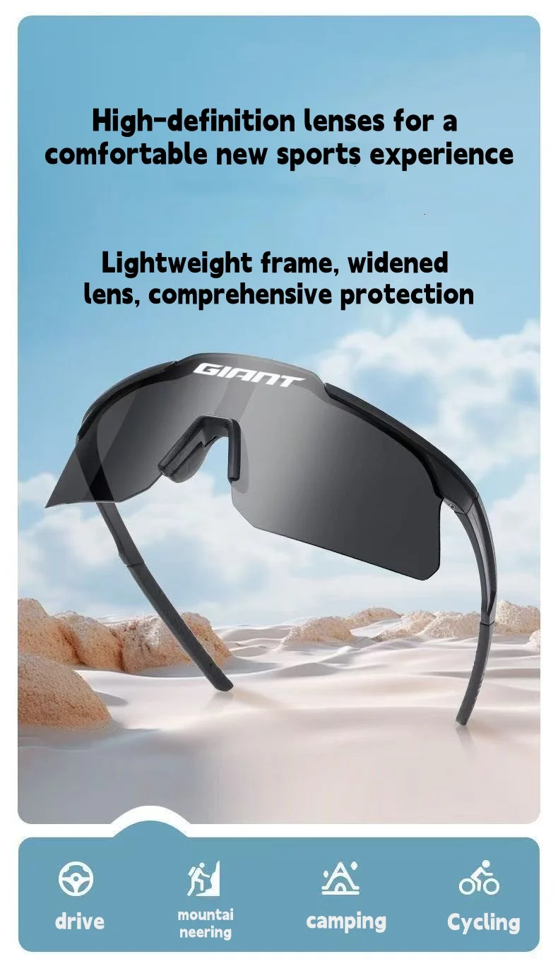 GIANT Neue Herren- und Damen-Sonnenbrille Rennrad-Brille Mountainbike-Fahrrad-Schutzbrille Fahrrad-Sonnenbrille – Detail 3