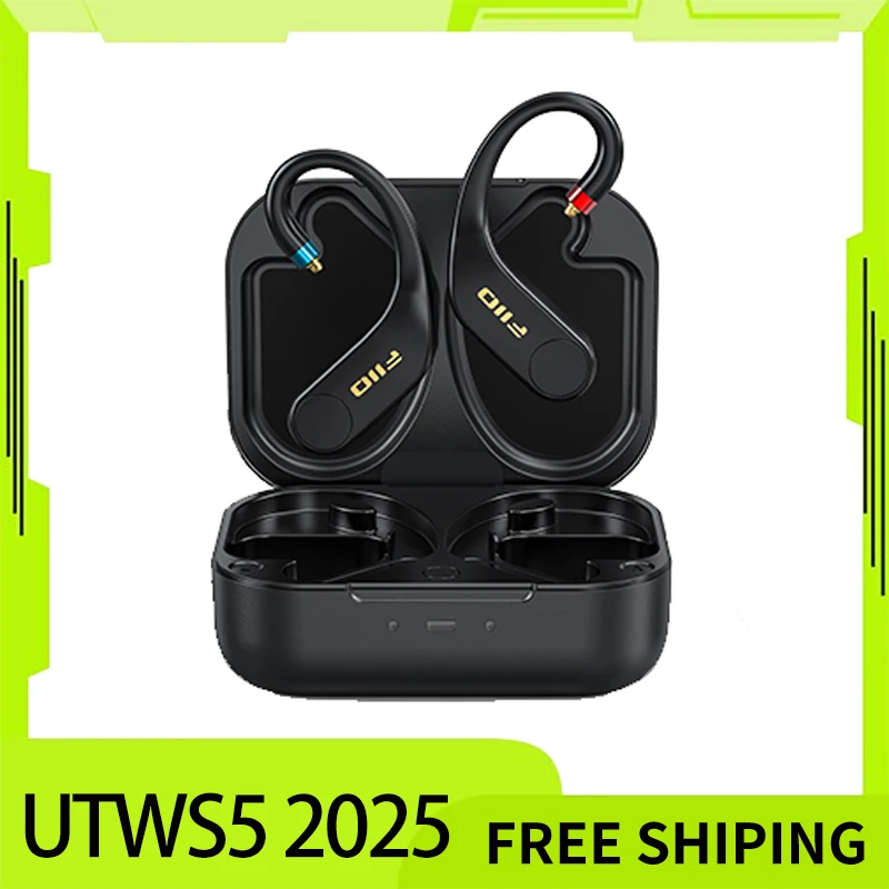 Fiio Utws5 2025 True Wireless Bluetooth Earphones Hook & Headphone Amp For Iems Hi-Res 96khz/24bit Ldac -Mmcx/0.78 2pins Custom