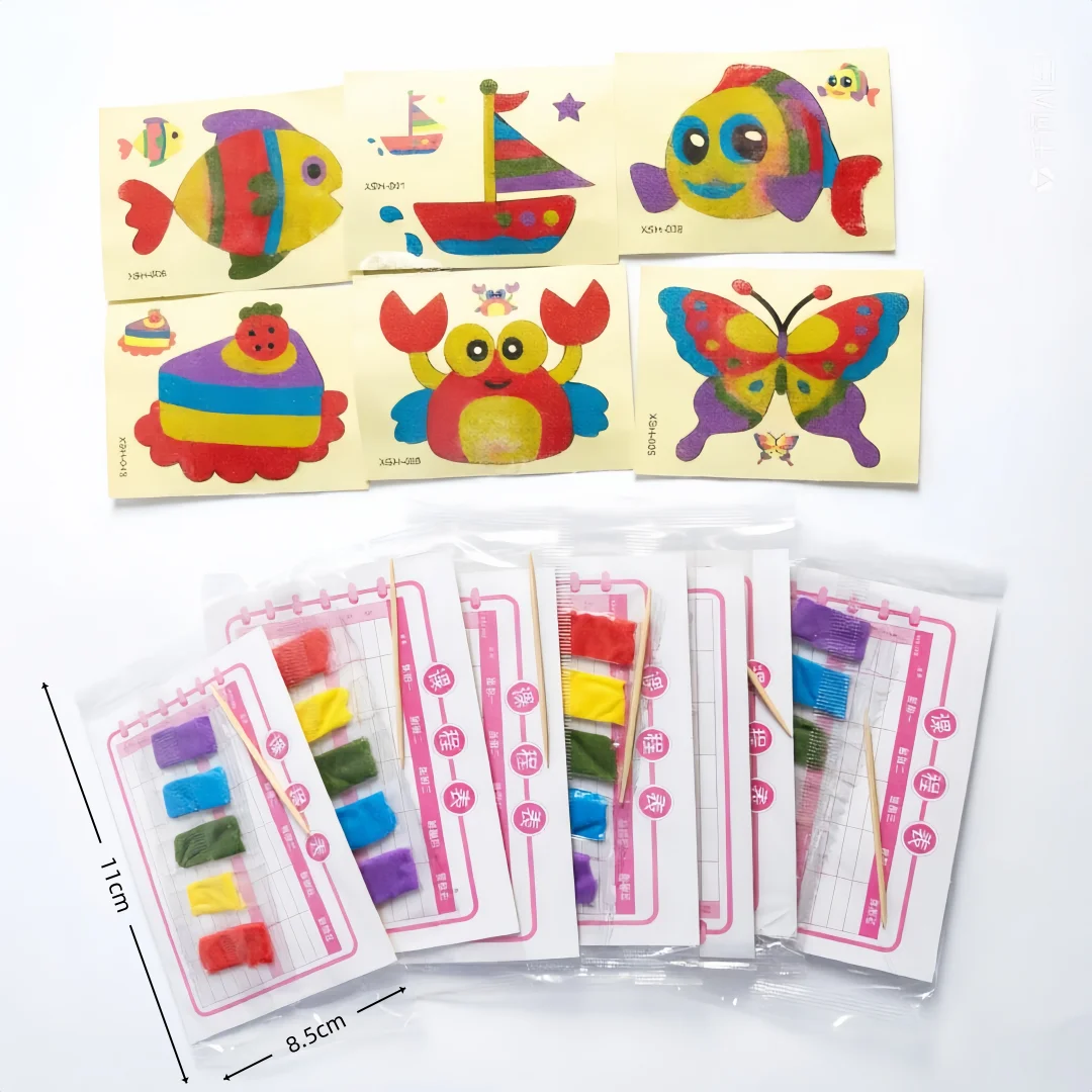 DIY Sand Art Kit Set - Multiple Designs 5-30 Pieces School Rewards Carnival Gift Educational Fun Creative Craft Activity - view 5