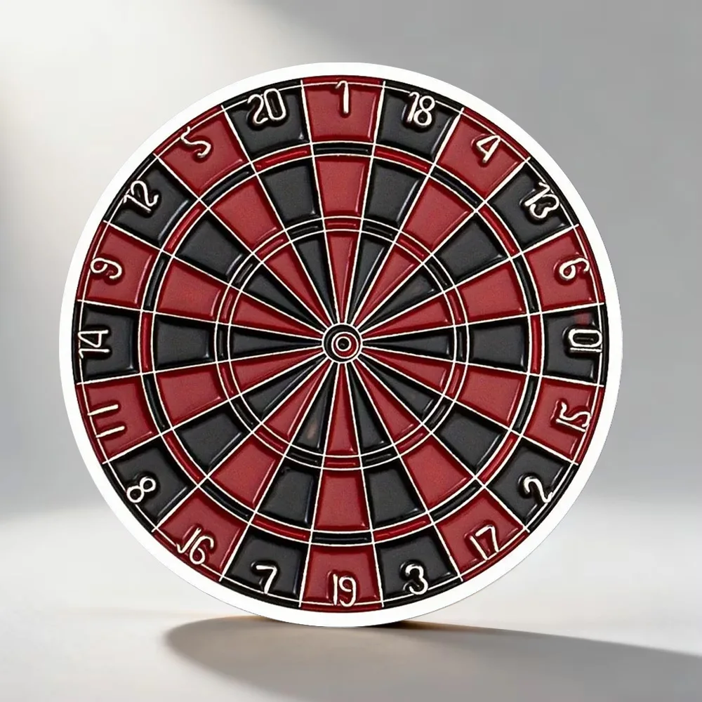 Dartboard Challenge Coin Dart Board Commemorative Coin Metal Collectible Lucky Coins Souvenir Gift Game Room Decor