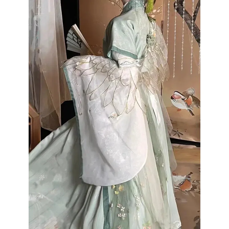 Céu bênção oficial vento mestre qingxuan cosplay tgcf anime tian guan ci fu hanfu ciano birdie cos traje antigo