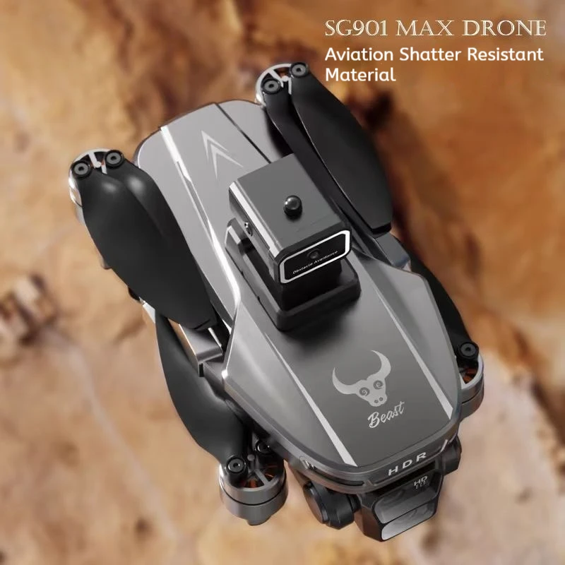 RC Drone Professional 4K GPS Brushless HD Camera Drones 4.5’ Screen Remote Control Aerial Photography Obstacle Avoidance Dron