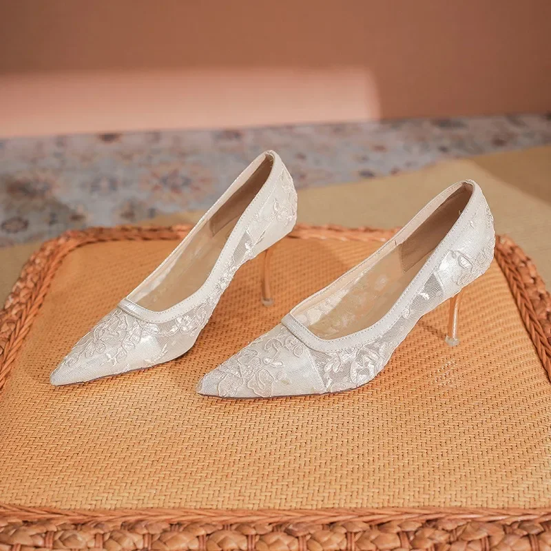 2025-fashion-high-heels-lace-plus-size-39-women-shoes-8cm-thin-heels-banquet-wedding-shoes-sexy-pointed-toe-ladies-party-shoes